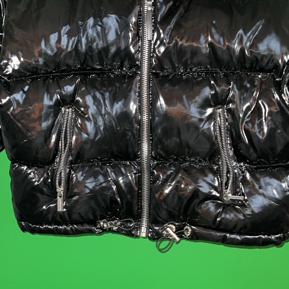 MANIRE DE VOIR Paris Puffer Coat with Denim Details - Picture 4 of 7